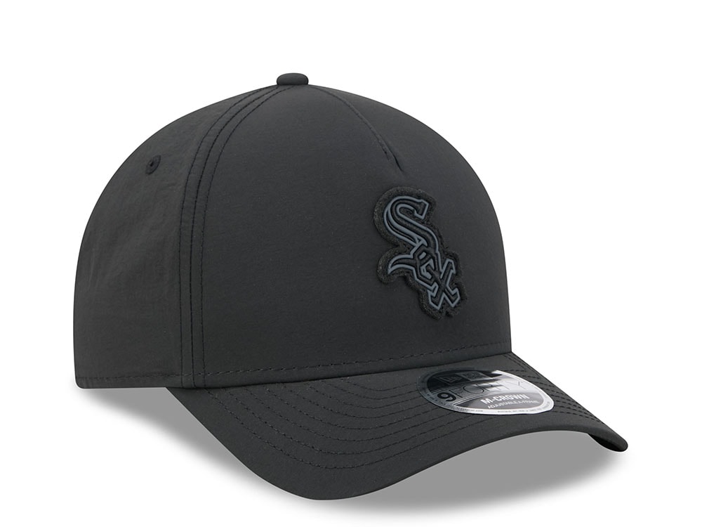 New Era Alpha Industries Chicago White Sox Black Prime Edition 9Forty M Crown A Frame Snapback Hat