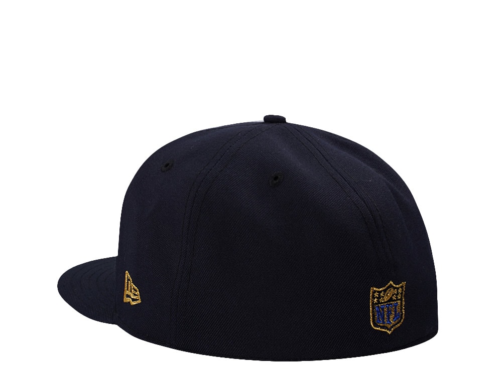 New Era Detroit Lions 75th Anniversary Navy Prime Edition 59Fifty Fitted Hat