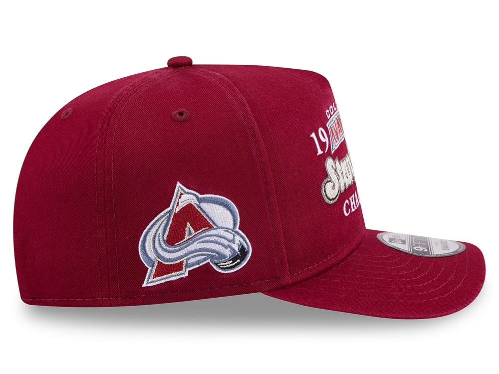 New Era Colorado Avalanche Stanley Cup Champions 1996 Historic Maroon Edition 9Fifty A Frame Snapback Hat
