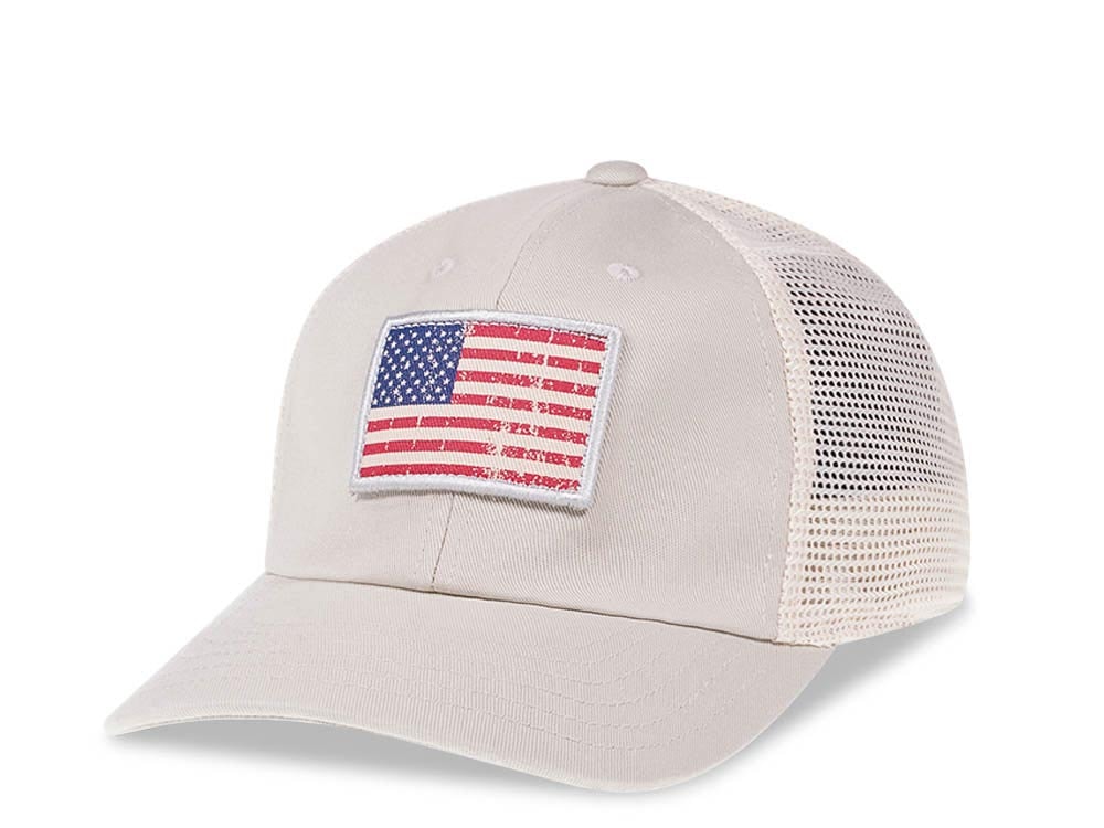 American Needle US Ballpark Mesh Stone Trucker Strapback Hat