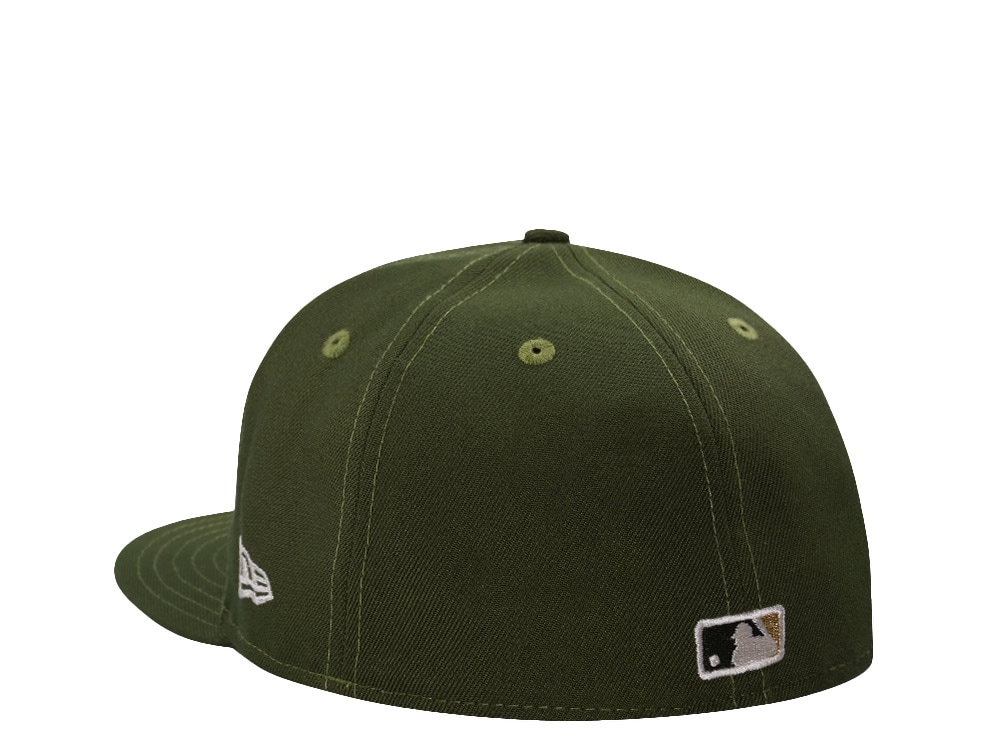 New Era Los Angeles Dodgers Stadium 40th Anniversary Olive Prime Edition 59Fifty Fitted Hat