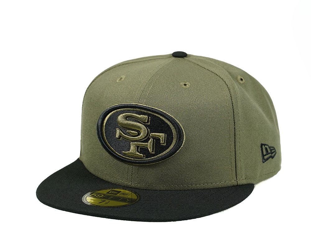 New Era San Francisco 49ers Olive Black Edition 59Fifty Fitted Hat