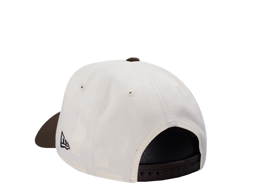 New Era Los Angeles Dodgers World Series Champions 2025 Chrome Two Tone Edition 9Forty A Frame Snapback Hat