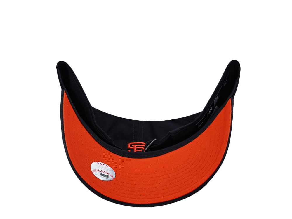Nike San Francisco Giants Primetime Club Black Edition Strapback Hat