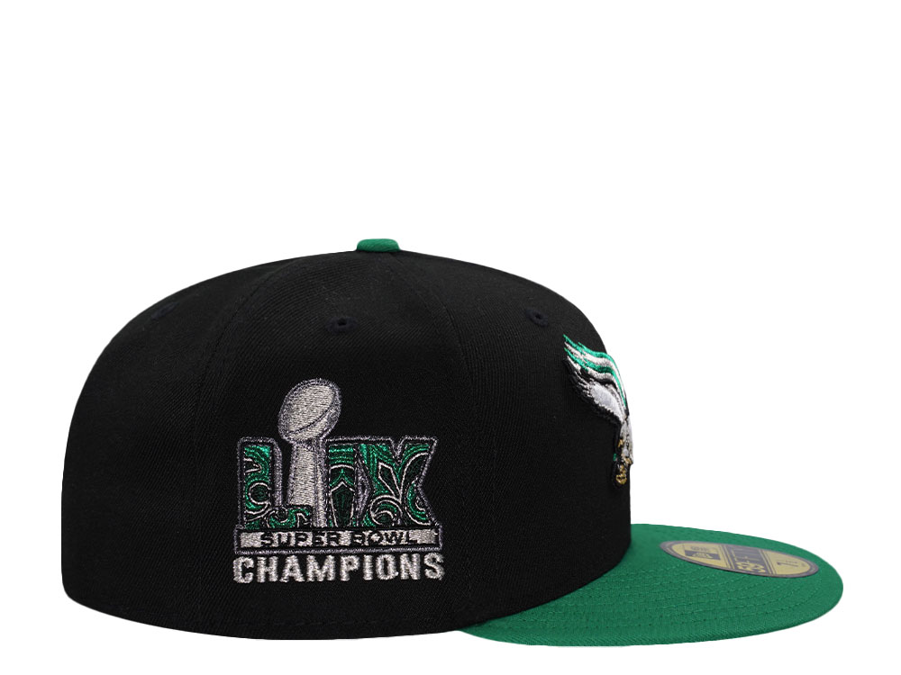 New Era Philadelphia Eagles Super Bowl LII Champions Two Tone Edition 59Fifty Fitted Hat