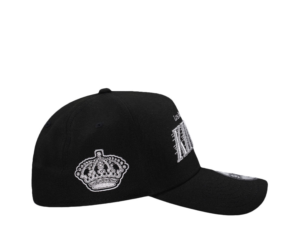 New Era Los Angeles Kings Metallic Black Prime Edition 9Forty A Frame Snapback Hat