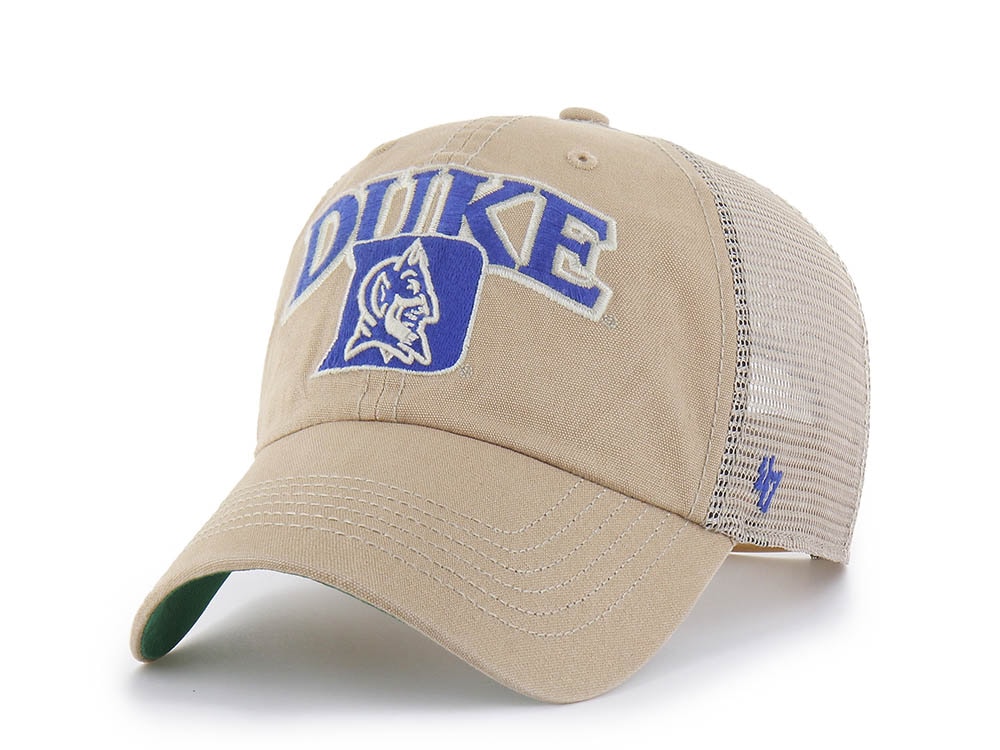 47 Brand Duke Blue Devils Tuscaloosa Edition Clean Up Trucker Snapback Hat
