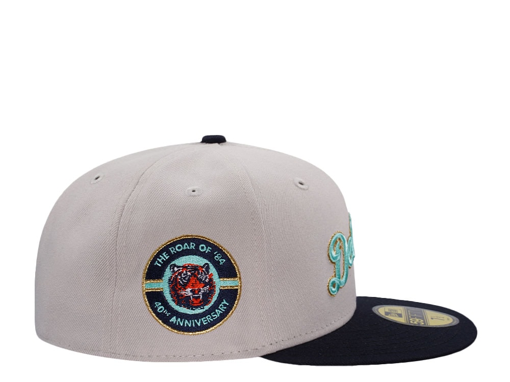 New Era Detroit Tigers 40th Anniversary Stone Two Tone Spirit Edition 59Fifty Fitted Hat