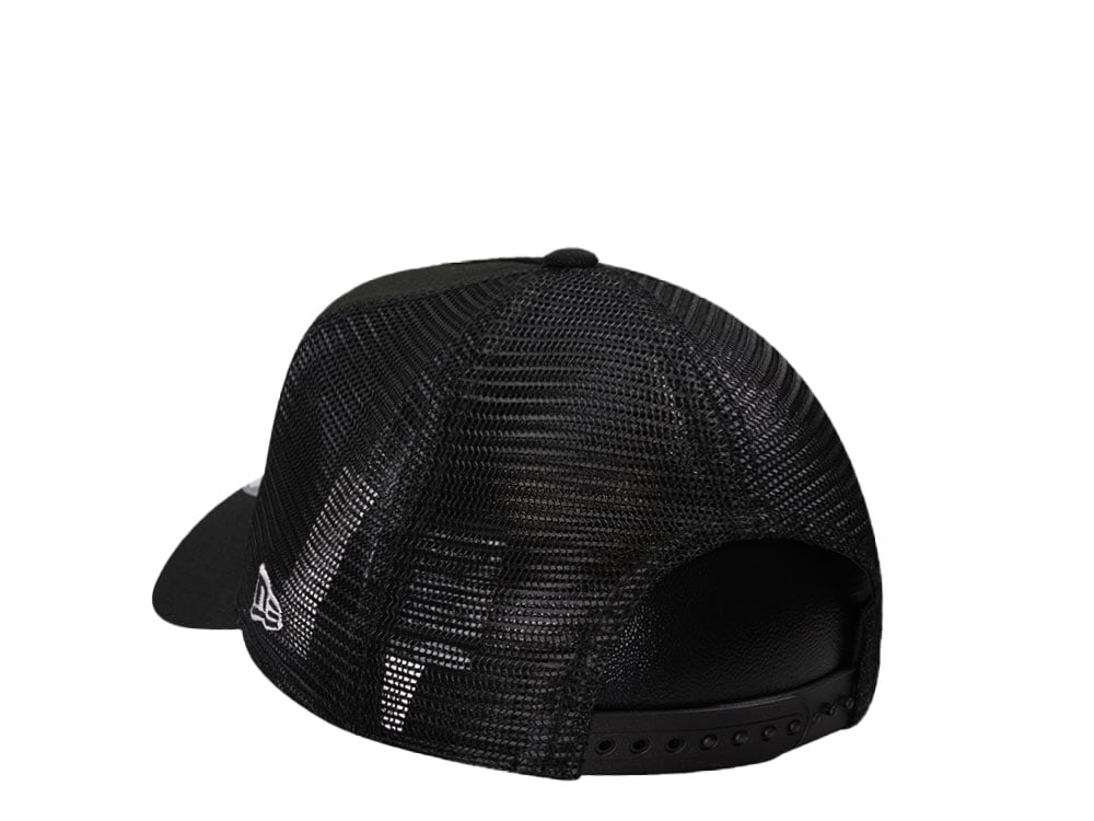 New Era Cincinnati Bengals Black Trucker A Frame 9Forty Snapback Hat
