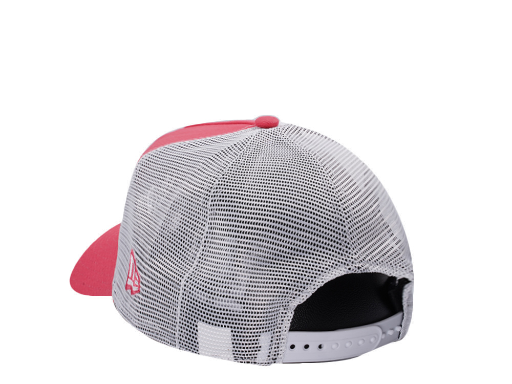 New Era Inter Miami Coral Prime Edition 9Forty A Frame Trucker Snapback Hat
