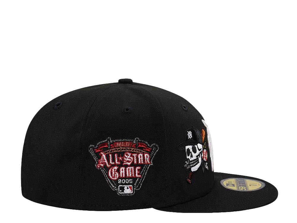 New Era Detroit Tigers All Star Game 2005 Tattoo Black Prime Edition 59Fifty Fitted Hat
