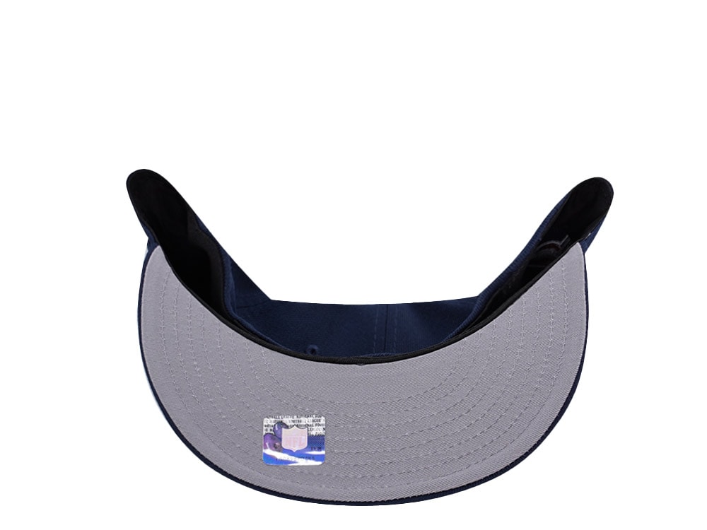 New Era Tennessee Titans 10th Anniversary Ocean Blue Prime Edition 59Fifty Fitted Hat
