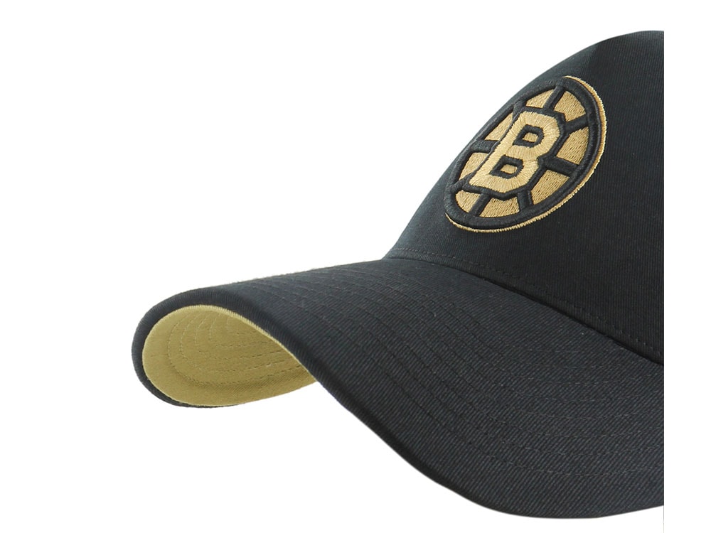 47Brand Boston Bruins Stanley Black Sure Shot Edition MVP Snapback Hat