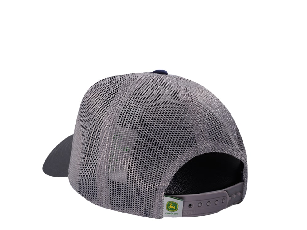 John Deere Vintage Patch Navy Trucker Snapback Hat