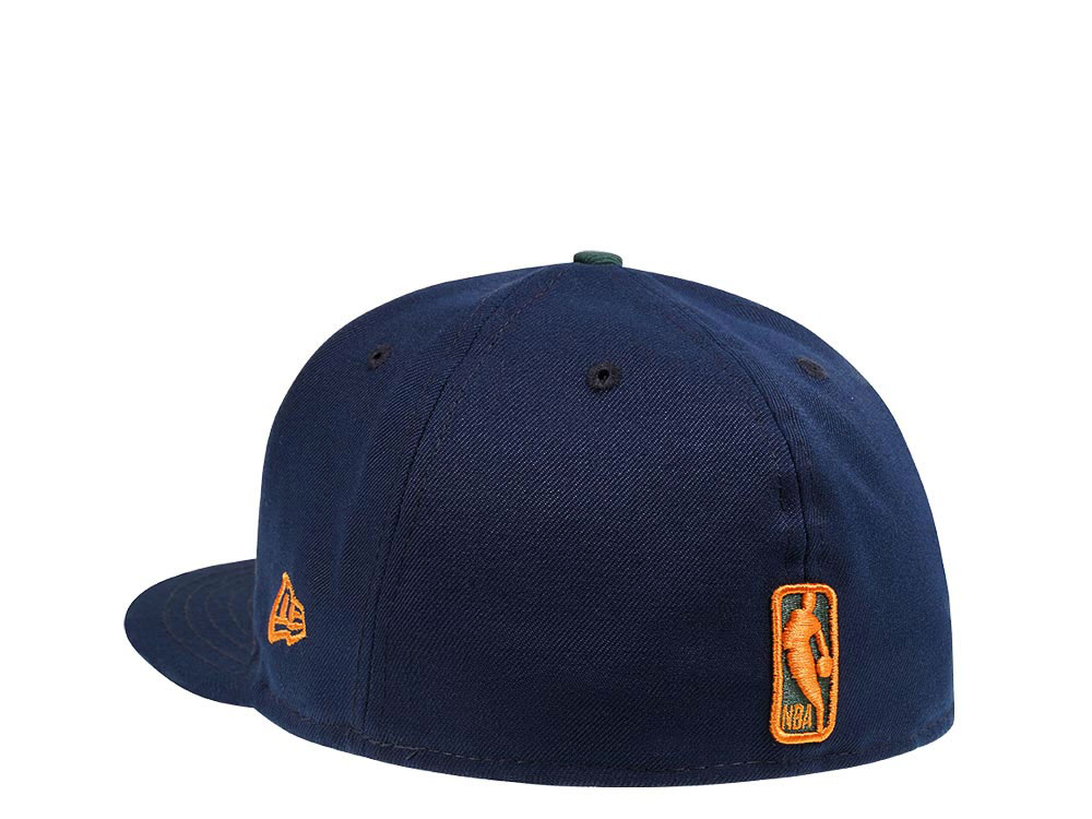 New Era Utah Jazz Deep Blue Prime Edition 59Fifty Fitted Hat