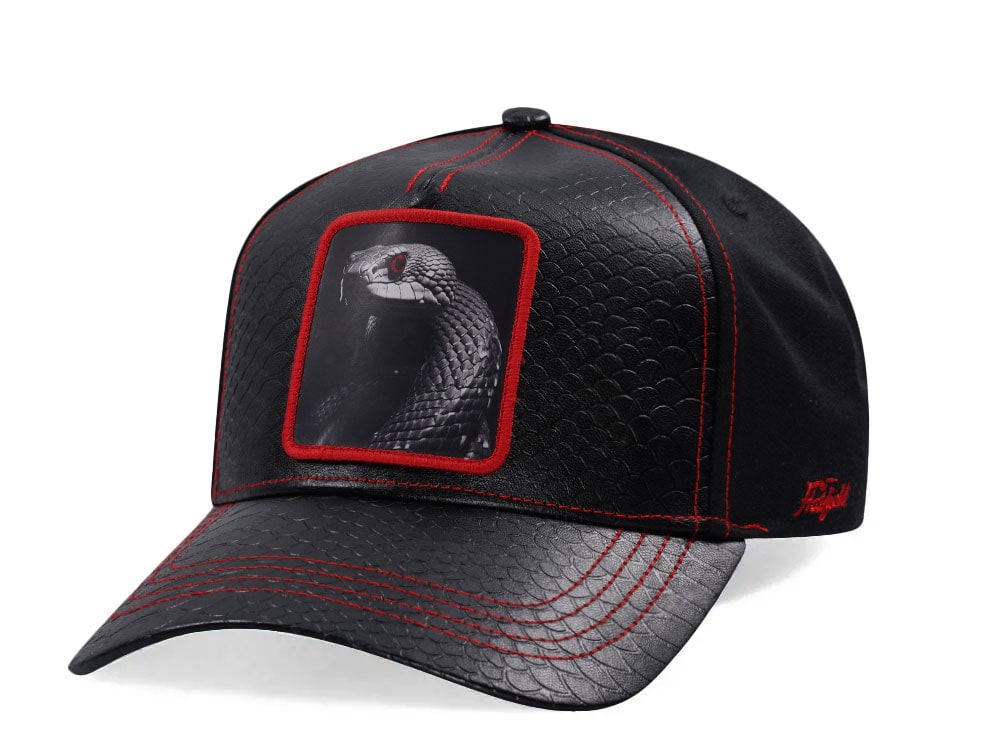 Hatfield Black Mamba Black Snapback Hat
