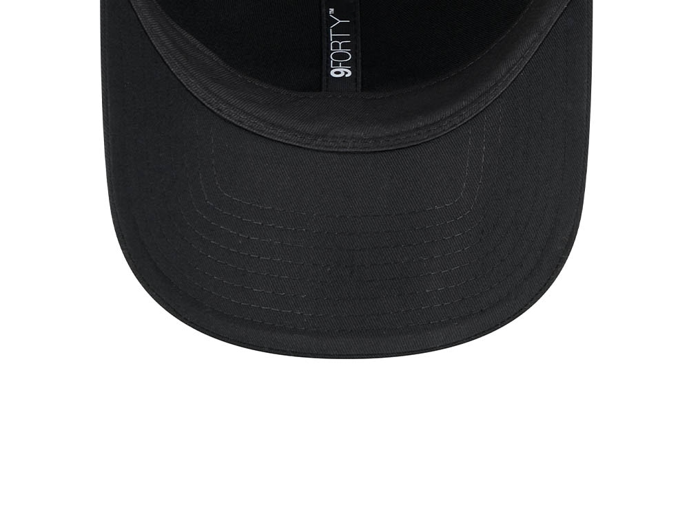 New Era New York Yankees Pin Black 9Forty Strapback Hat