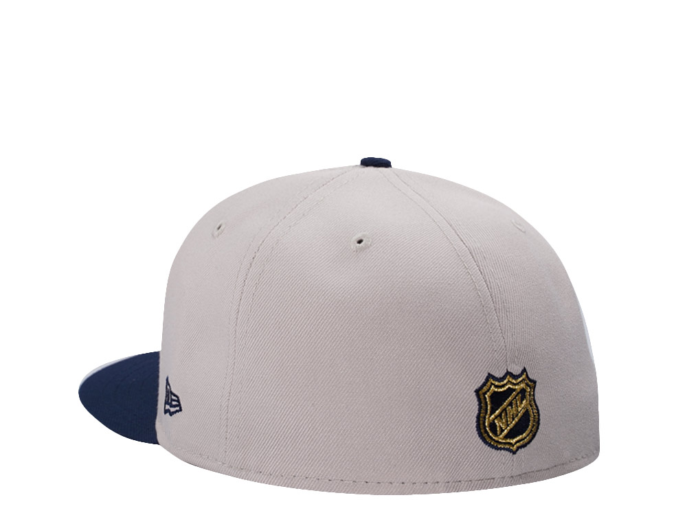 New Era Chicago Blackhawks 100th Anniversary Stone Two Tone Edition 59Fifty Fitted Hat