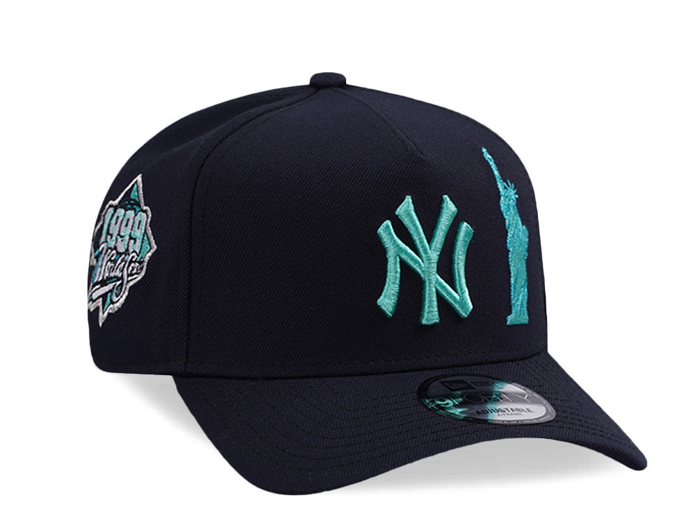 New Era New York Yankees World Series 1999 Navy Prime Edition 9Forty A Frame Snapback Hat