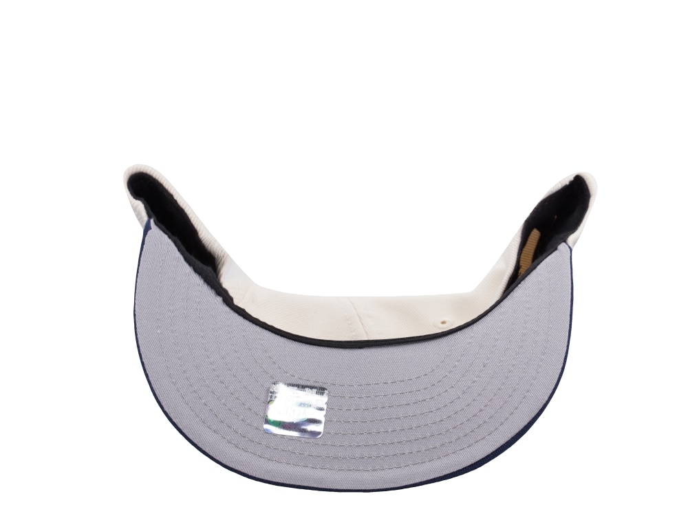 New Era Chicago Bears Staley Metallic Light Cream Two Tone Edition 59Fifty Fitted Hat