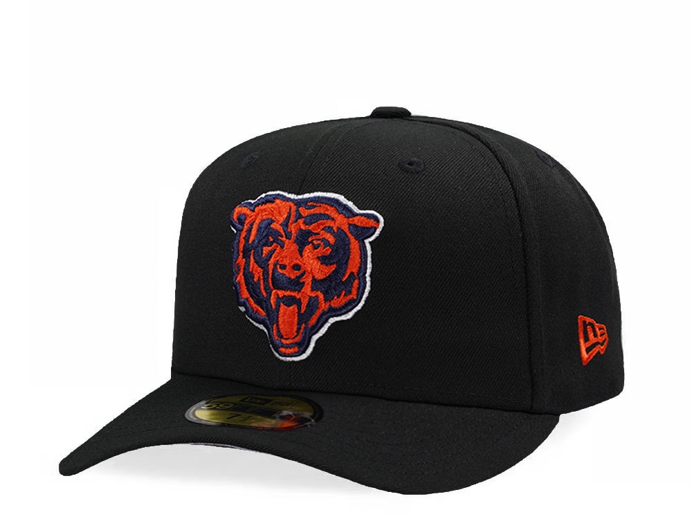 New Era Chicago Bears Black Classic Edition Pre Curved 59Fifty Fitted Hat