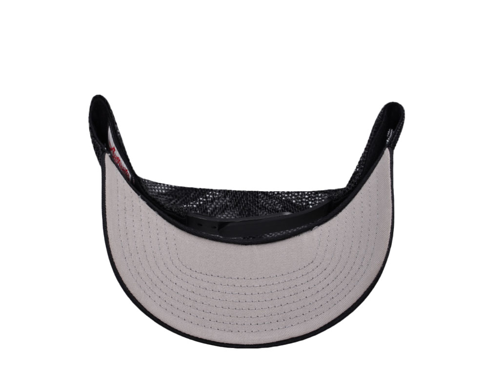 Good Hats Blank Black Trucker Snapback Hat