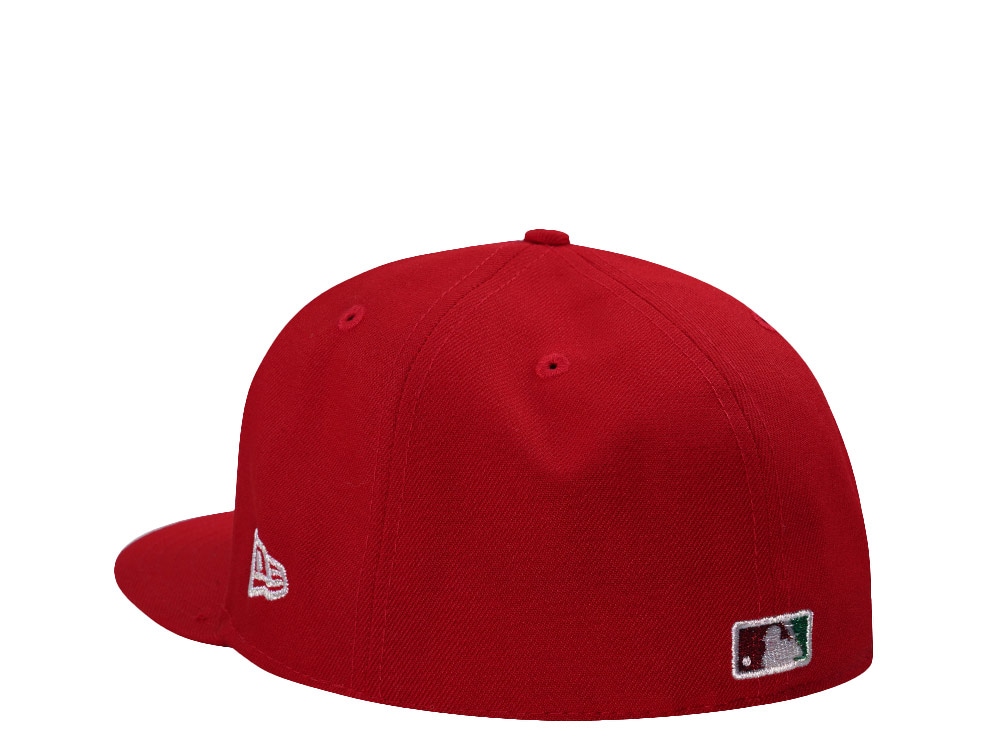New Era Los Angeles Dodgers Viva Eagle Scarlet Prime Edition 59Fifty Fitted Hat
