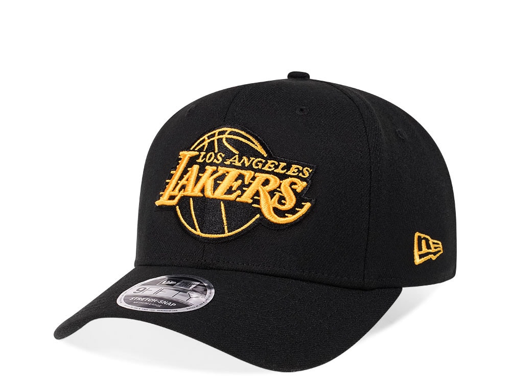 New Era Los Angeles Lakers Yellow Pop Edition 9Fifty Stretch Snapback Hat