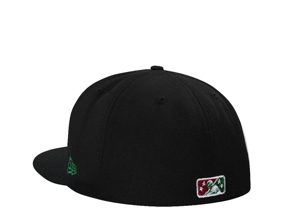 New Era Great Lakes Loons Pepinillos Picantes Black Throwback Edition 59Fifty Fitted Hat
