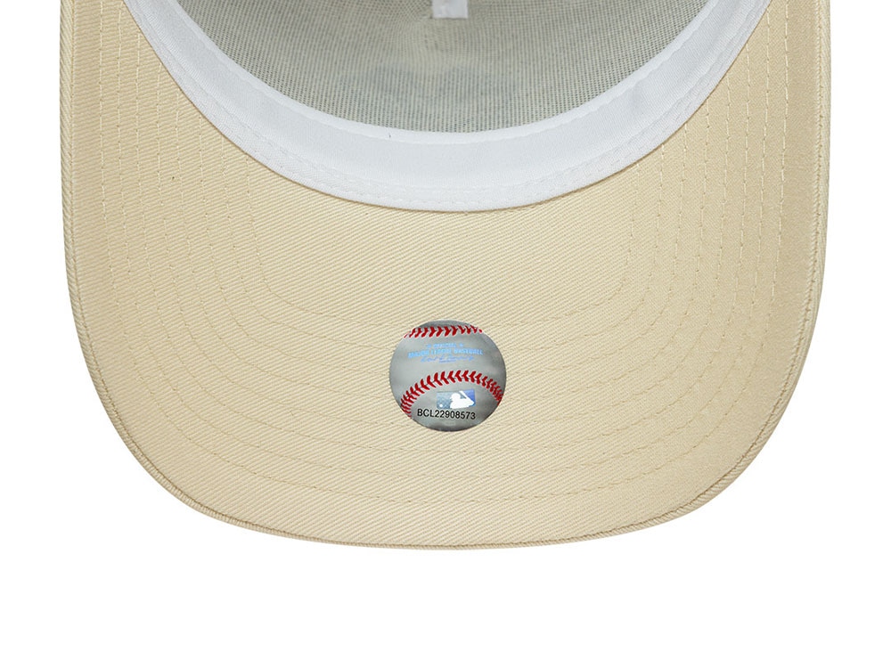 New Era New York Yankees Outline Cream Prime Edition 9Forty A Frame Trucker Snapback Hat