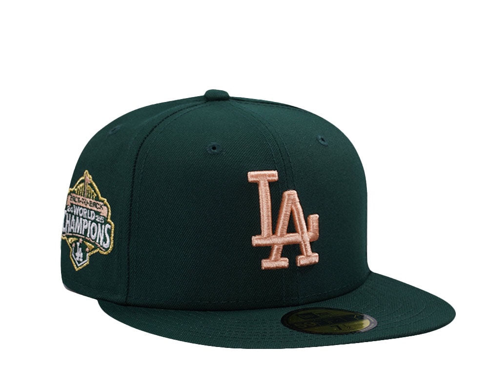 New Era Los Angeles Dodgers World Series 2025 Dark Green Prime Edition 59Fifty Fitted Hat