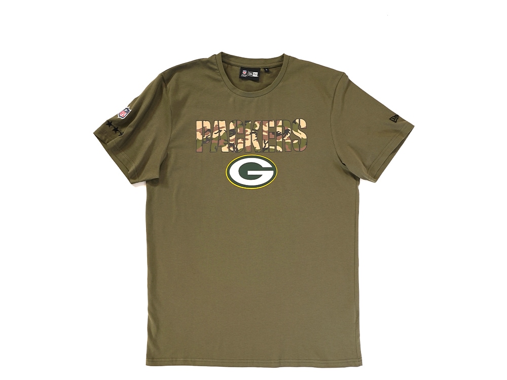 New Era Green Bay Packers Camo NFL T-Shirt