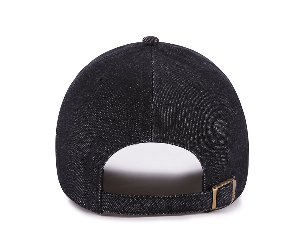 47Brand New York Yankees Black Lennon Edition Clean Up Strapback Hat