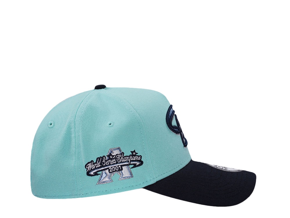 New Era Arizona Diamondbacks World Series Champions 2001 Glacier Two Tone Edition 9Forty A Frame Snapback Hat