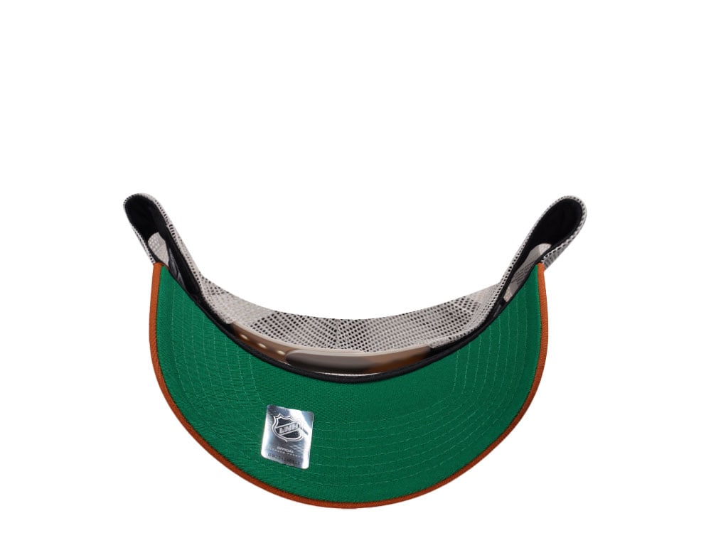 New Era Chicago Blackhawks Classic Rust Trucker Edition 9Forty A Frame Snapback Hat