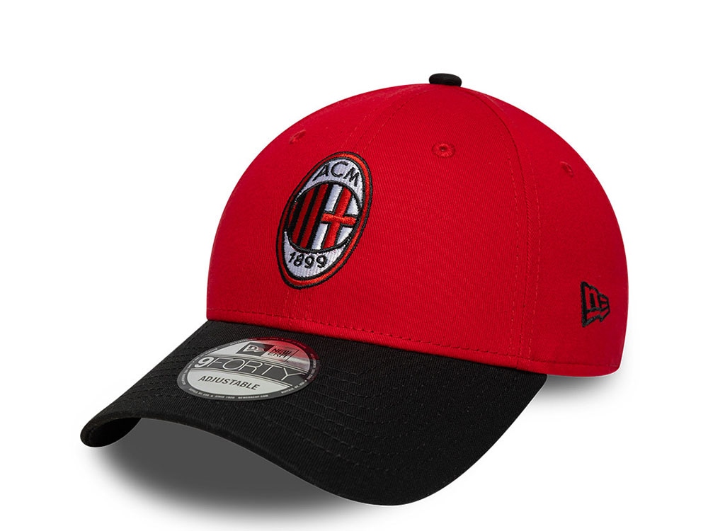 New Era Ac Milan Red Two Tone 9Forty Strapback Hat