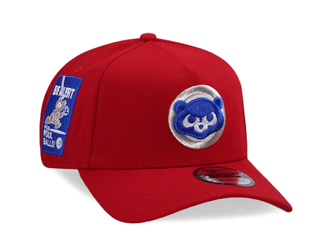 New Era Chicago Cubs Be Alert Scarlet Prime Edition 9Forty A Frame Snapback Hat