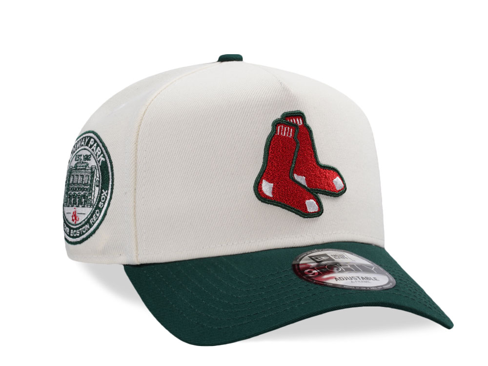 New Era Boston Red Sox Fenway Park Chrome Two Tone Edition 9Forty A Frame Snapback Hat