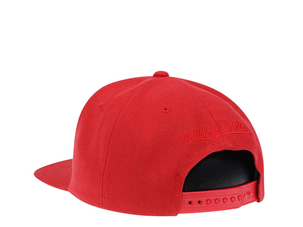 Mitchell & Ness Portland Trail Blazers Red Hardwood Classic Snapback Hat