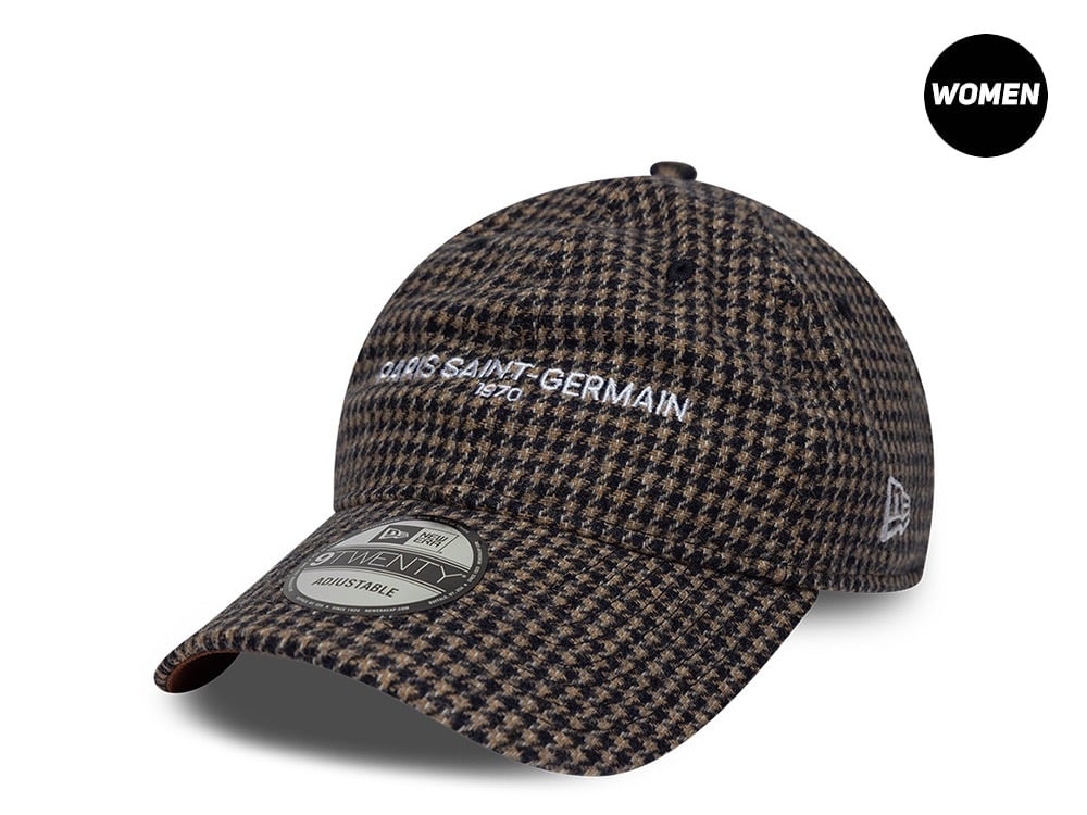 New Era Paris Saint Germain Houndstooth Edition Womens 9Twenty Adjustable Hat