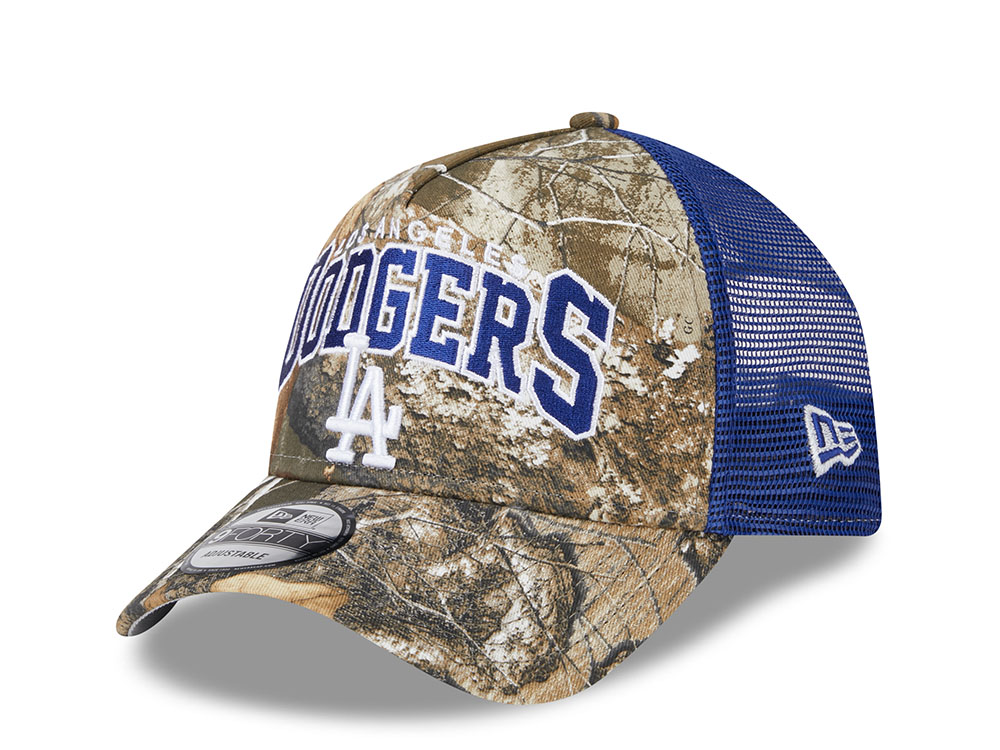 New Era Los Angeles Dodgers Realtree Edition 9Forty A Frame Trucker Snapback Hat