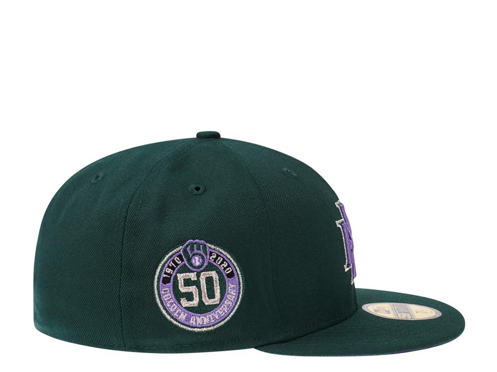 New Era Milwaukee Brewers 50th Anniversary Color Flip Edition 59Fifty Fitted Hat