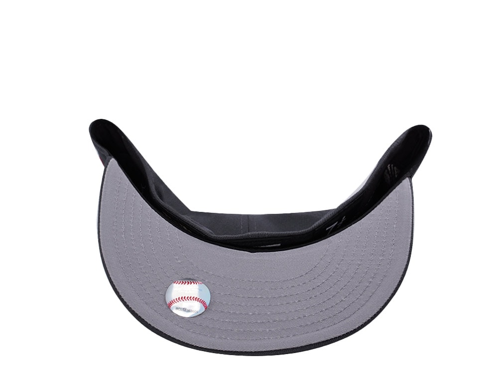 New Era Anaheim Angels 40th Anniversary Dark Gray Prime Edition 59Fifty Fitted Hat