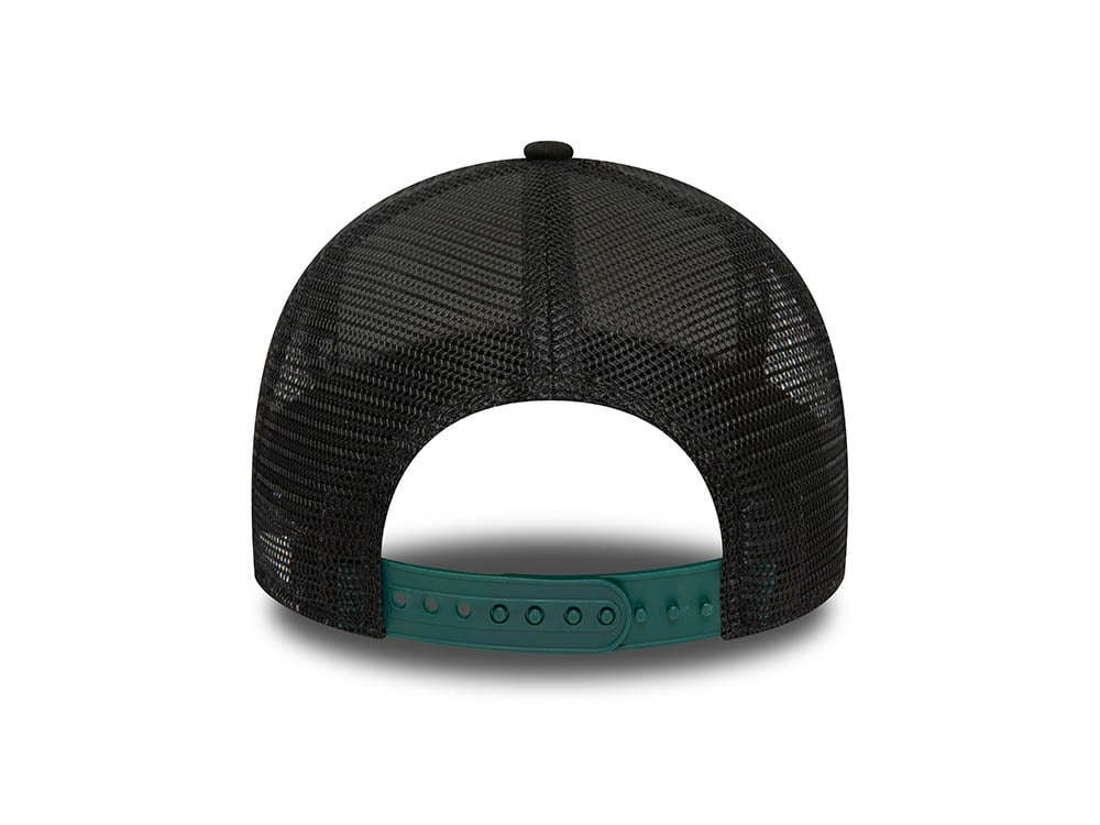 New Era Motorsport Patch A Frame Trucker Strapback Hat
