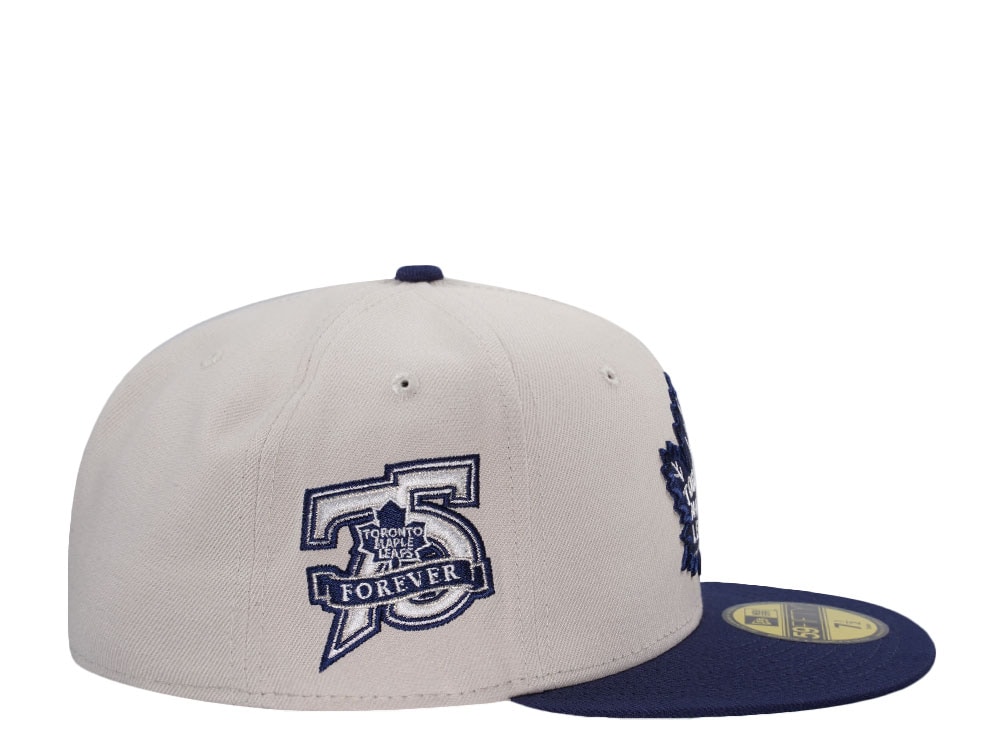New Era Toronto Maple Leafs 75th Anniversary Stone Two Tone Edition 59Fifty Fitted Hat