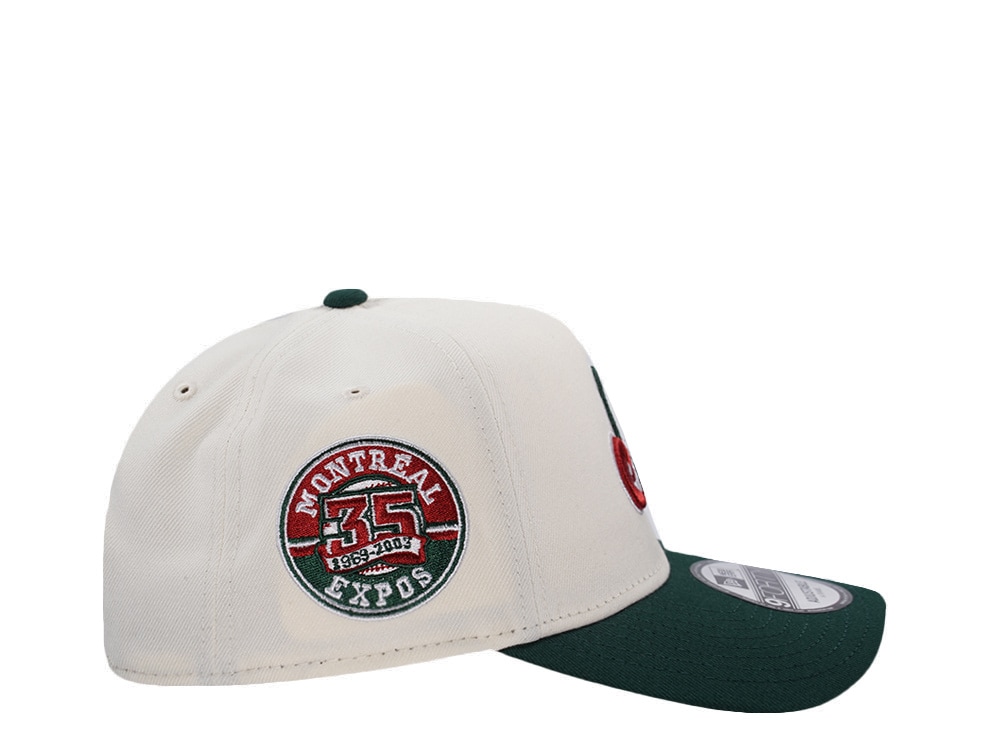 New Era Montreal Expos 35th Anniversary Chrome Two Tone Edition 9Forty A Frame Snapback Hat