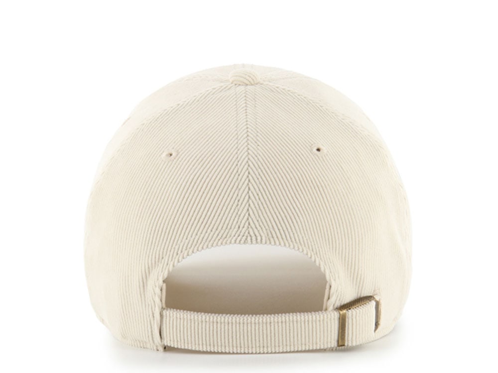 47 Brand New York Yankees Crosspatch Natural Corduroy Clean Up Strapback Hat