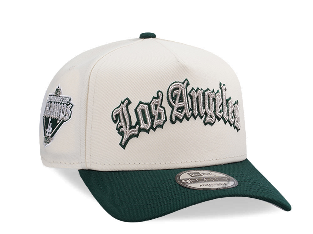 New Era Los Angeles Dodgers World Series 2025 Chrome Two Tone Edition 9Forty A Frame Snapback Hat