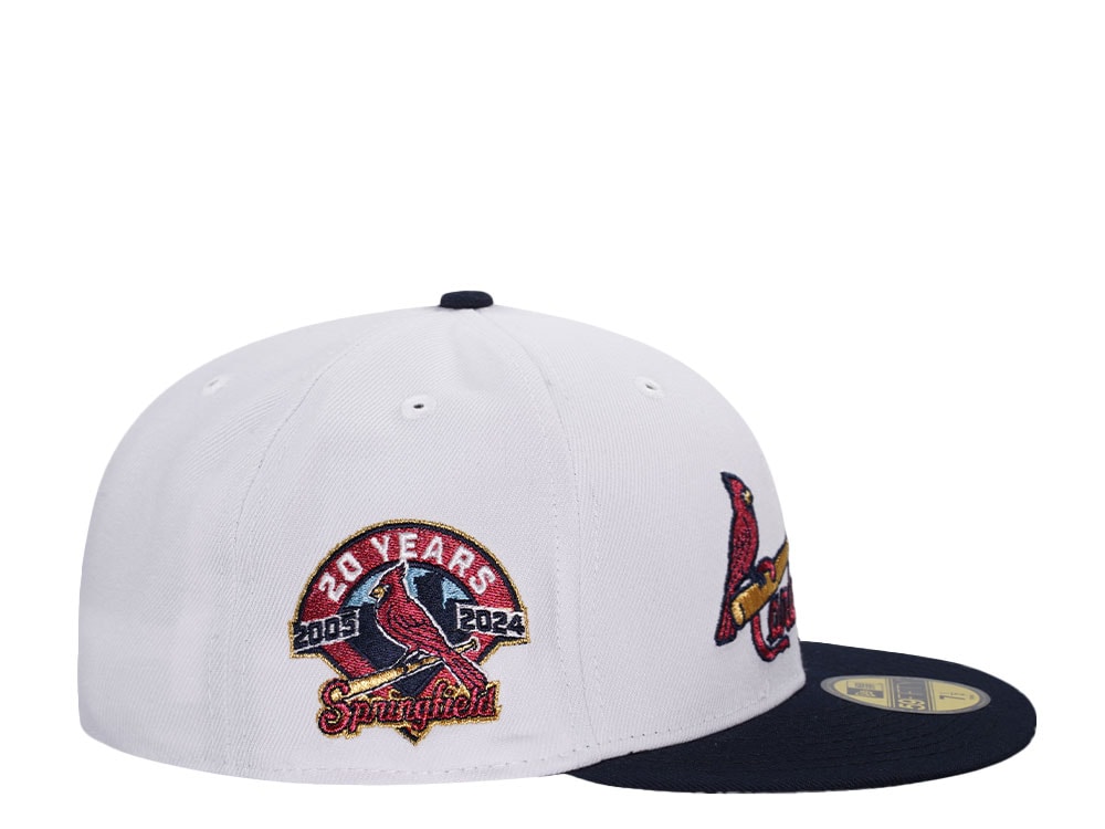 New Era Springfield Cardinals 20 Years Metallic Throwback Two Tone Edition 59Fifty Fitted Hat