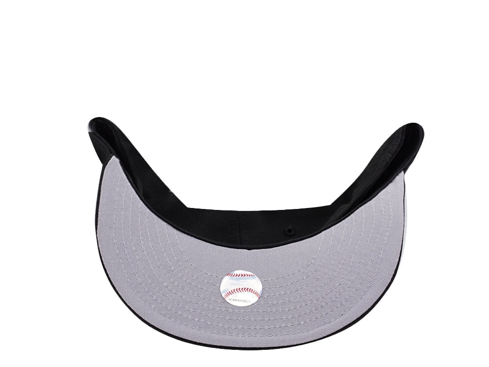 New Era New York Yankees 27x World Champions Metallic Pewter Black Prime Edition 59Fifty Fitted Hat